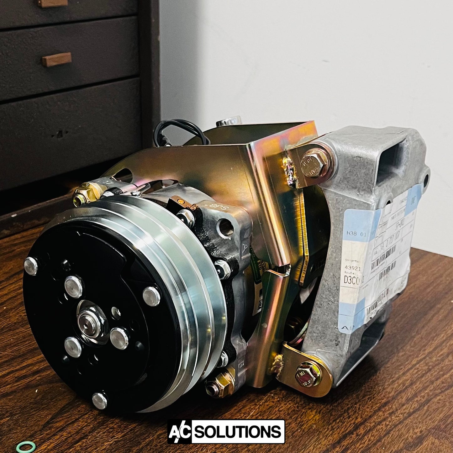 Klimakompressor Halter Motorblock passend BMW E30,E24,E34 M20 M30