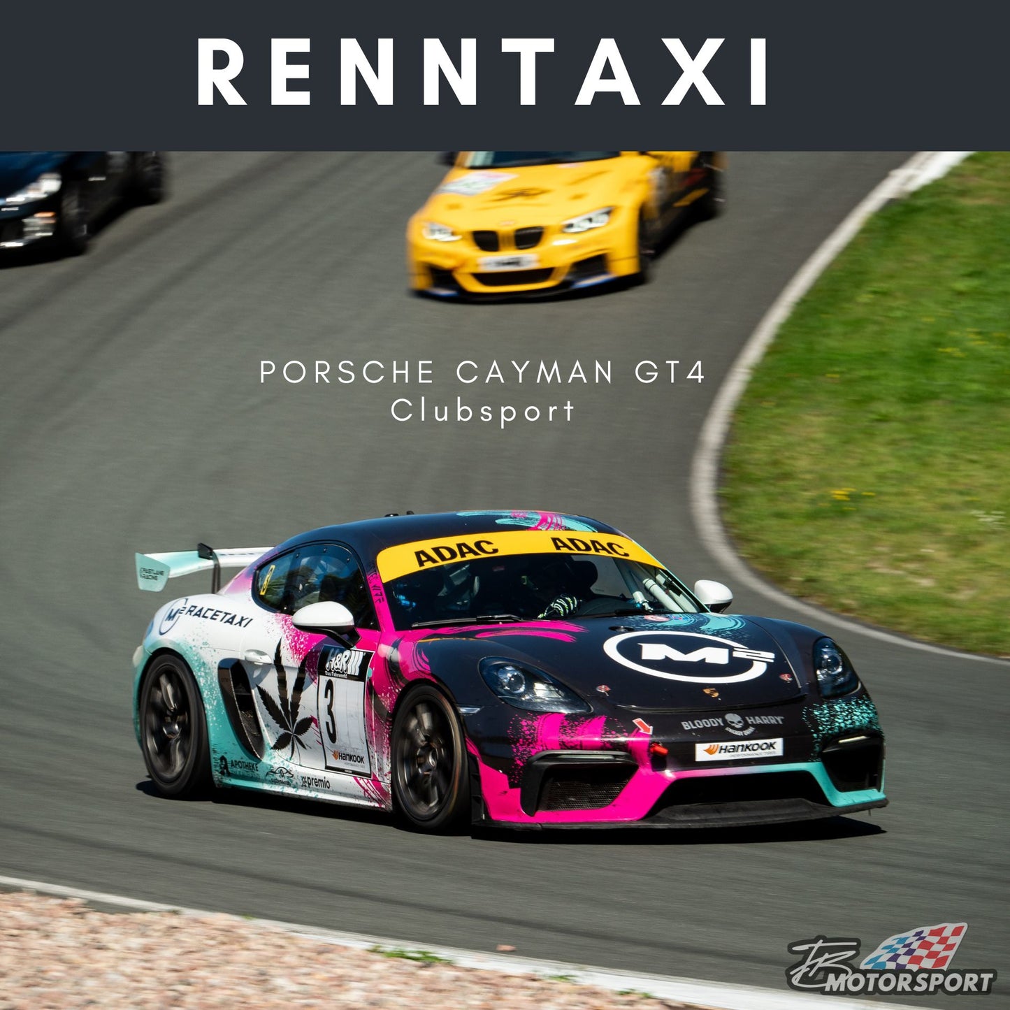 Renntaxi Porsche GT4 Clubsport