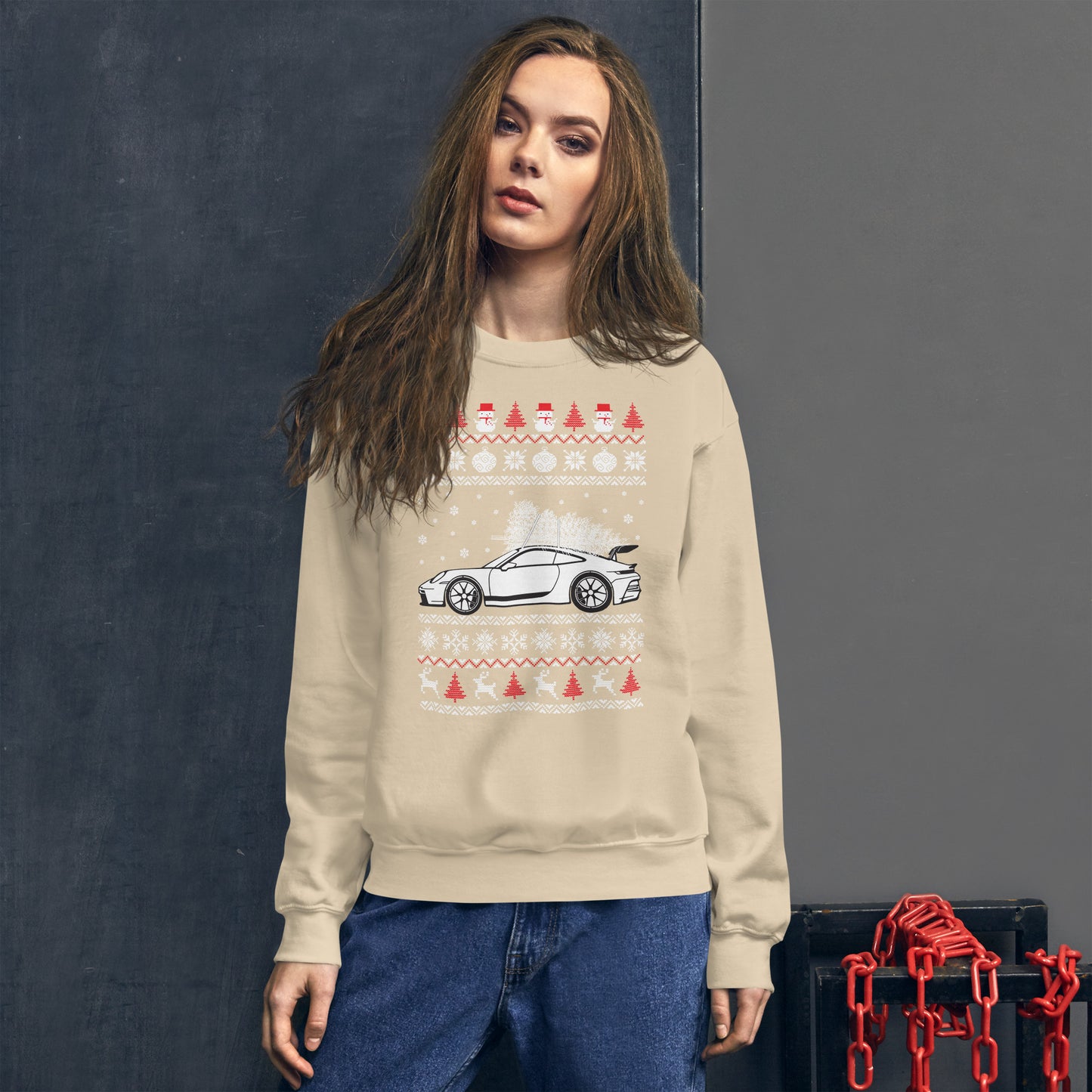 TBM XMAS Sweater Porsche GT3 RS 992