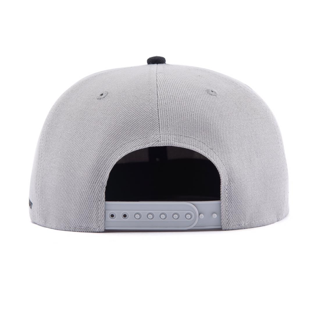 TB-Motorsport Snapback grau schwarz 3D Stick