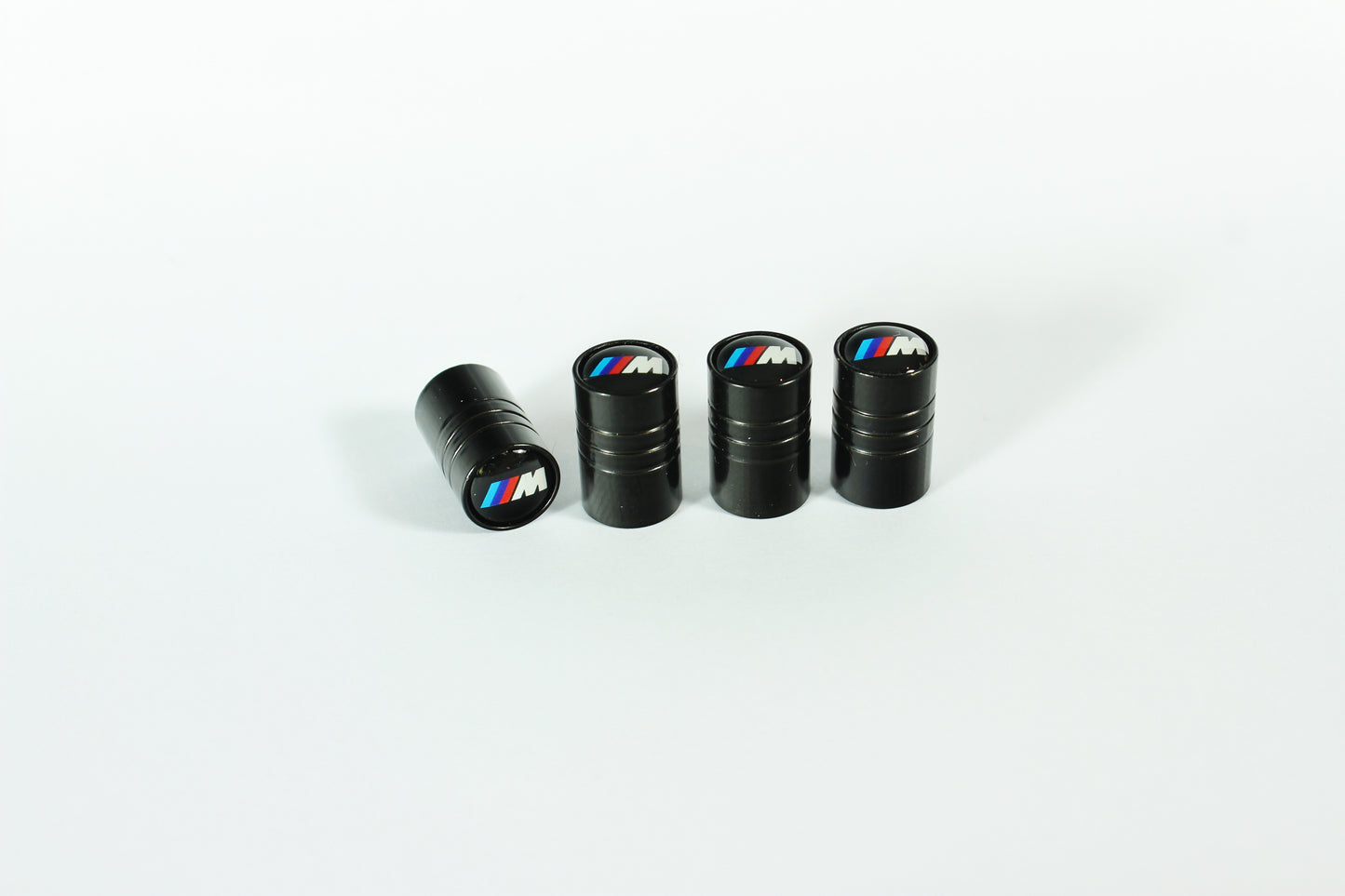 Ventilkappen Metall M BMW black LOGO SET 4 Stk.