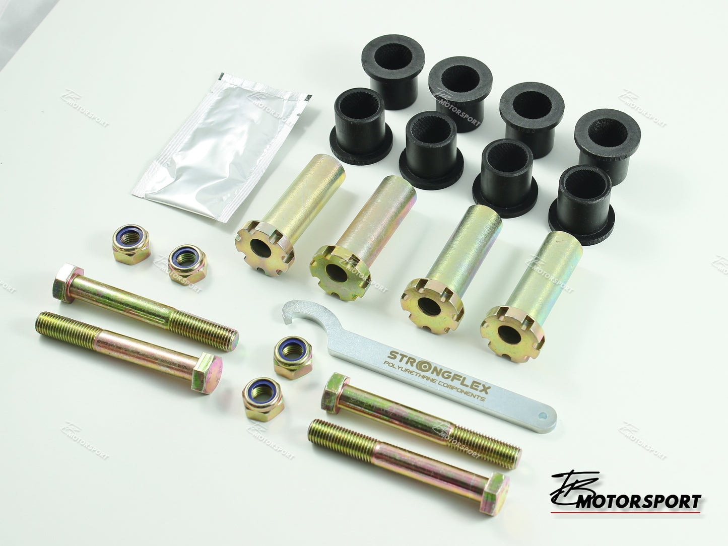 Polyurethan Buchseneinsatz für Vorder- und Hinterachse SPORT 90SHA BLACK PU