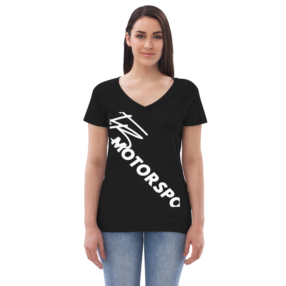 Recyceltes Damen-T-Shirt mit V-Ausschnitt TBM
