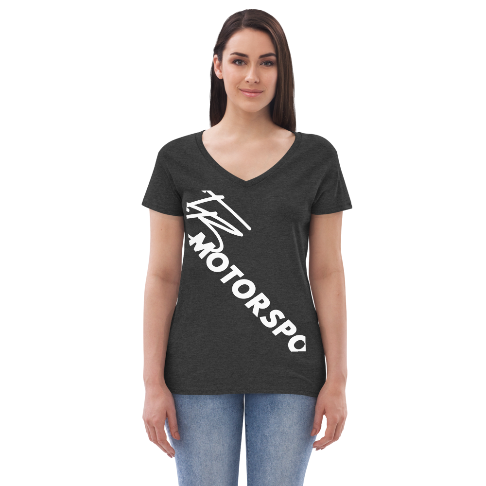 Recyceltes Damen-T-Shirt mit V-Ausschnitt TBM