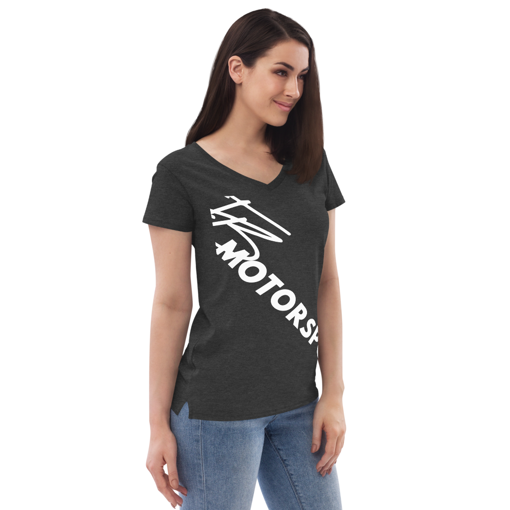 Recyceltes Damen-T-Shirt mit V-Ausschnitt TBM