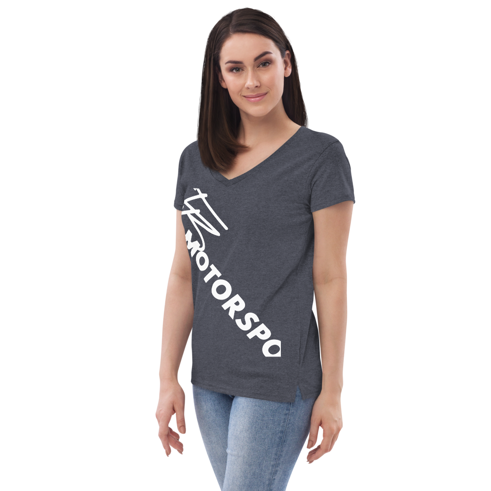 Recyceltes Damen-T-Shirt mit V-Ausschnitt TBM