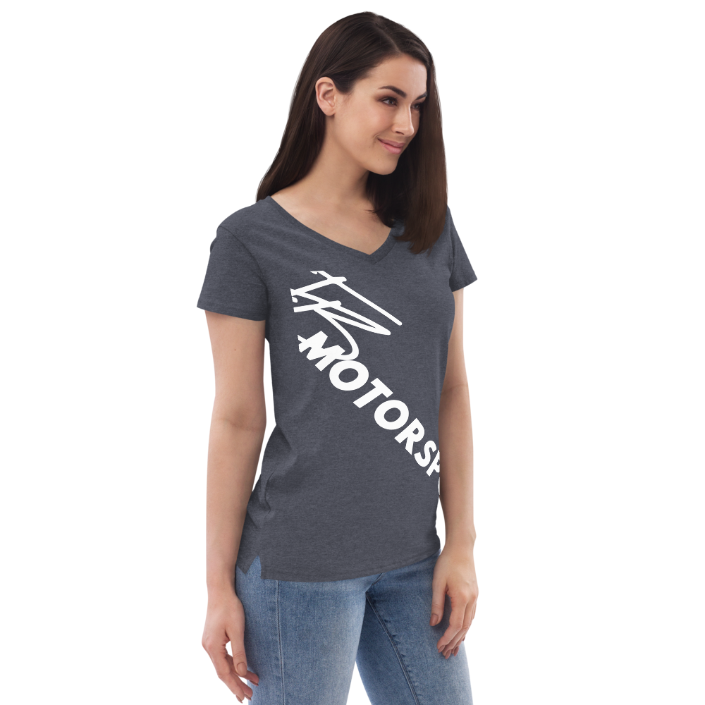 Recyceltes Damen-T-Shirt mit V-Ausschnitt TBM