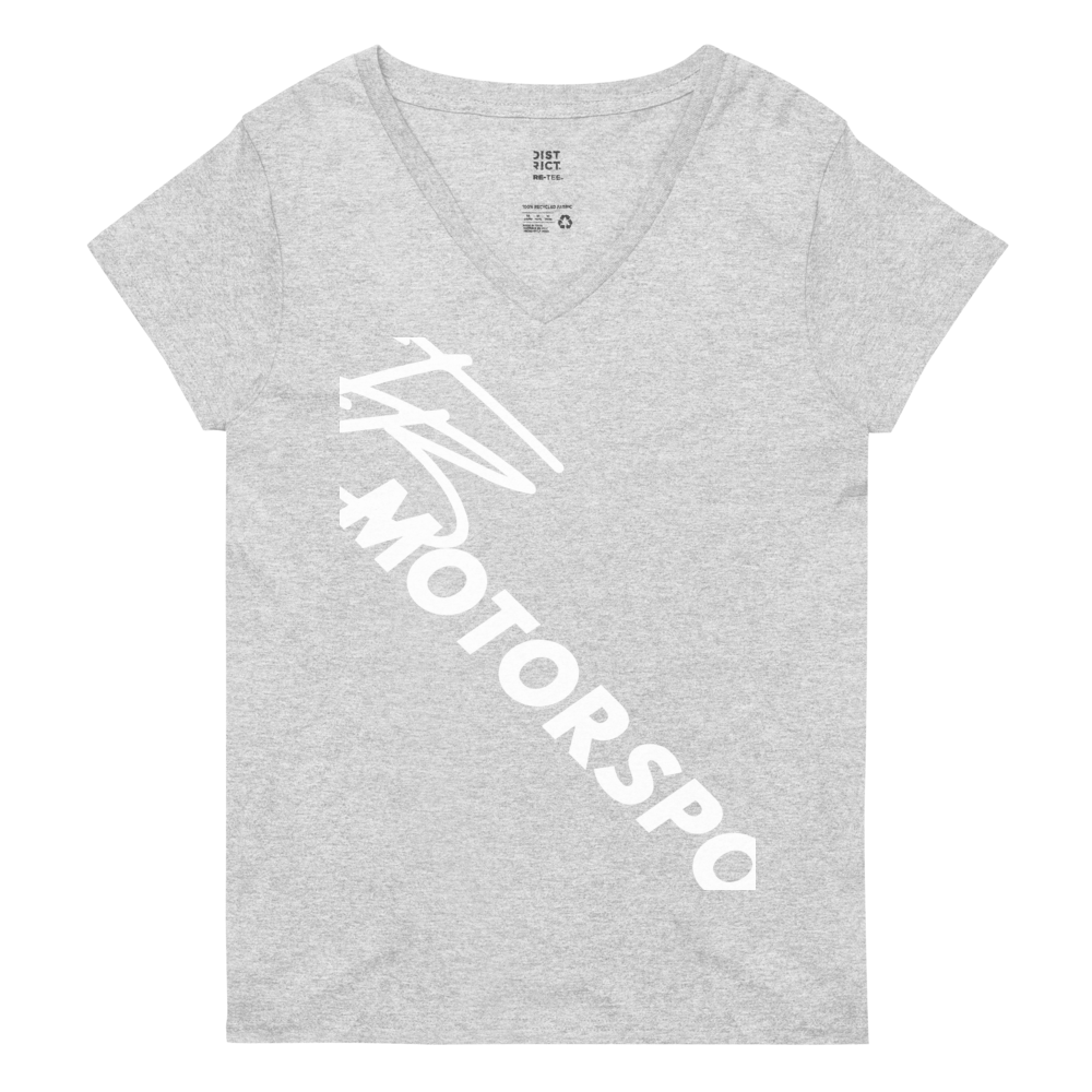 Recyceltes Damen-T-Shirt mit V-Ausschnitt TBM