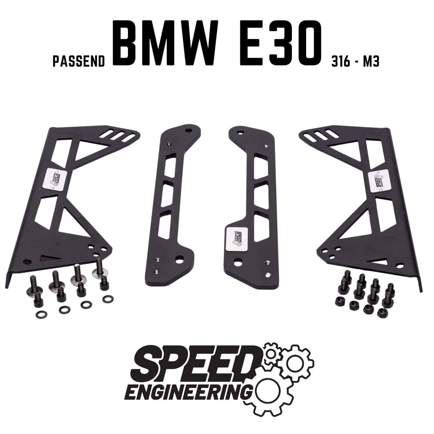 Sitzkonsole + Adapter passend für BMW E30 BJ 82-93 inkl. M3