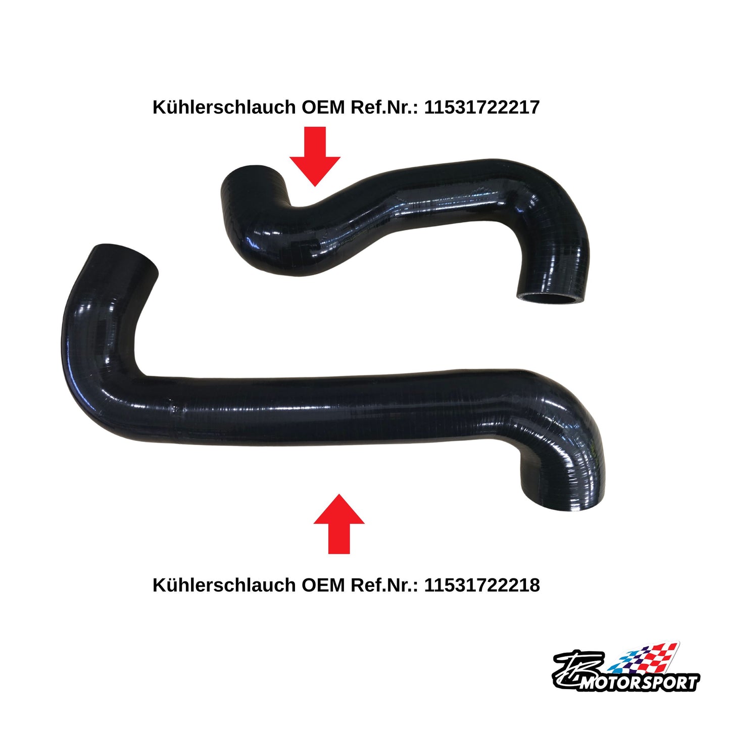 Silikon Wasserschläuche Kühler KIT passend BMW E30 M20 320i/325i