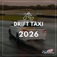 Drifttaxi auf der Rennstrecke