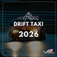 Drifttaxi auf der Rennstrecke
