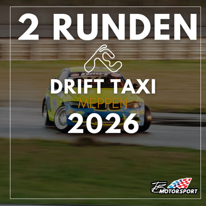 Drifttaxi auf der Rennstrecke