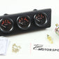 Zusatzinstrumente Halter Mittelkonsole echt Leder 3x 52mm inkl. Sensoren