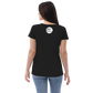 Recyceltes Damen-T-Shirt mit V-Ausschnitt TBM